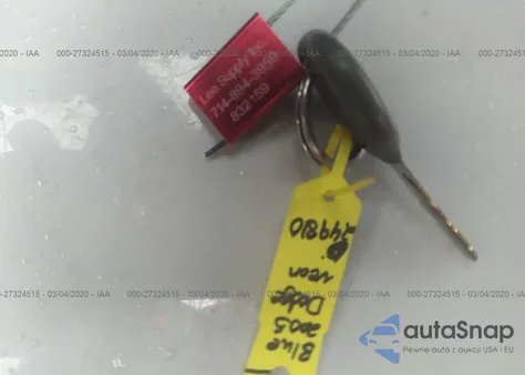 2005 Dodge Neon Sxt z USA, uszkodzony, nr VIN 1B3ES56C65D249810